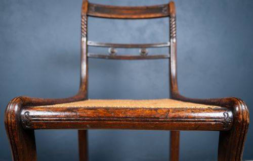 SIX REGENCY MAHOGANY CANED DINING CHAIRS IN THE MANNER OF GILLOWS - ADDITIONAL PHOTO 8