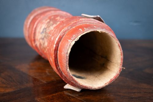 RED ROYAL COAT OF ARMS ARTILLERY SHELL CASE STICK STAND C1900 - ADDITIONAL PHOTO 7