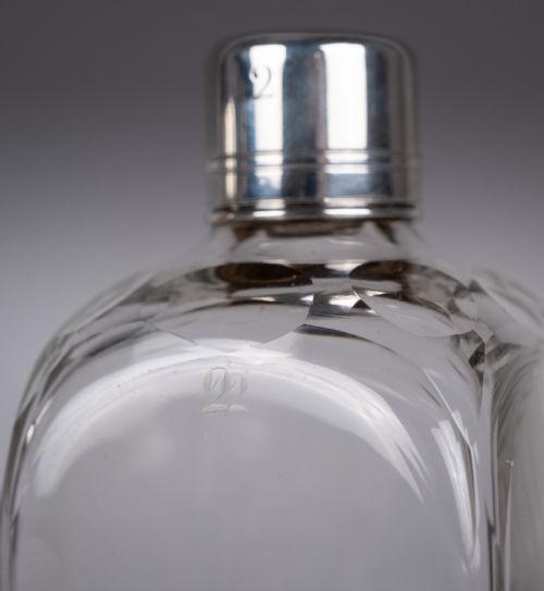 JOSEPH ANGELL I GEORGIAN STERLING SILVER DECANTER GLASS SET 1827 - ADDITIONAL PHOTO 16