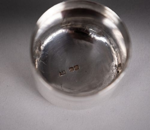 JOSEPH ANGELL I GEORGIAN STERLING SILVER DECANTER GLASS SET 1827 - ADDITIONAL PHOTO 19