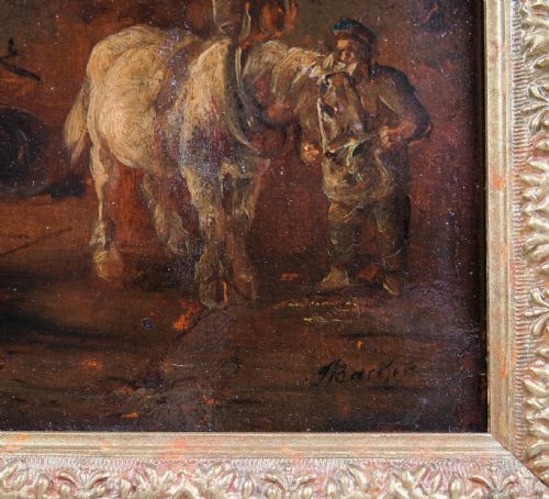 JOHN JOSPEH BARKER OF BATH 18241904 'THE SHOEING FORGE' - ADDITIONAL PHOTO 2