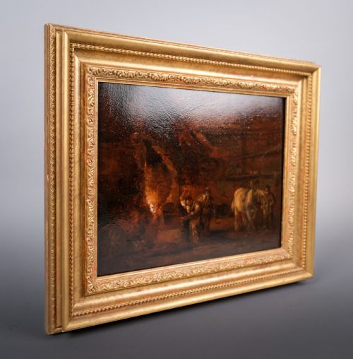 JOHN JOSPEH BARKER OF BATH 18241904 'THE SHOEING FORGE' - ADDITIONAL PHOTO 3