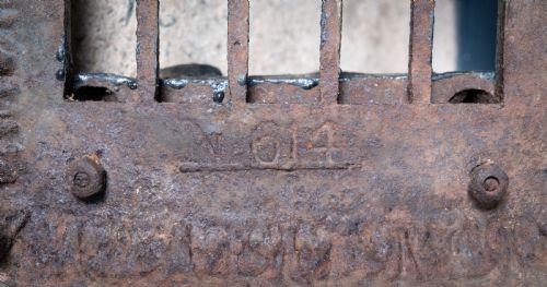 CAST IRON EGYPTIAN REVIVAL SPHINX BOOT SCRAPER BY ARCHIBALD KENRICK SONS C1820 - ADDITIONAL PHOTO 15