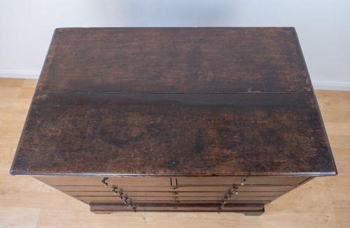 GEORGIAN OAK BOOKCASE CUPBOARD C1800 - ADDITIONAL PHOTO 10