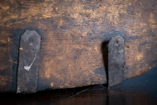 18TH CENTURY SWEDISH BENTWOOD IRON BOUND TRAVEL BOX - ADDITIONAL PHOTO 12