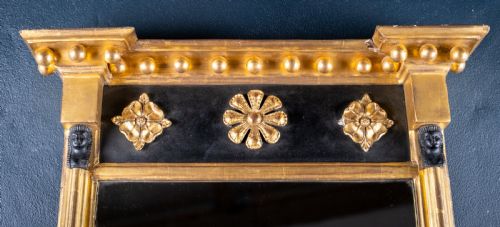 REGENCY EGYPTIAN REVIVAL GILTWOOD PIER MIRROR C1820 - ADDITIONAL PHOTO 5