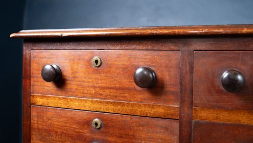 19TH CENTURY MAHOGANY ESTATE DESK C1860 - ADDITIONAL PHOTO 10