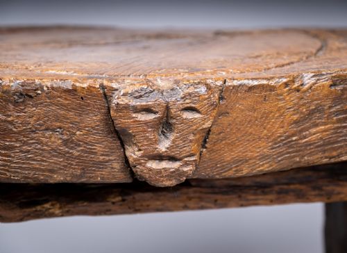 18TH CENTURY ELM CHEESE PRESS TABLE - ADDITIONAL PHOTO 6