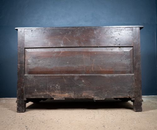EARLY 18TH CENTURY OAK CUPBOARD MULE CHEST - ADDITIONAL PHOTO 15