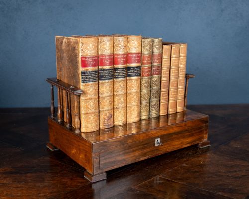 regency rosewood book tray - CATEGORY: ANTIQUE MISCELLANEOUS - DATED REGENCY