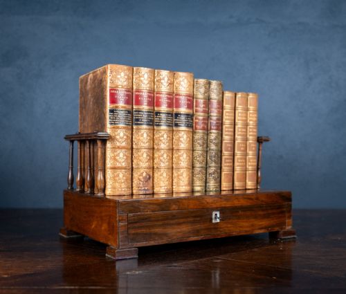 REGENCY ROSEWOOD BOOK TRAY - ADDITIONAL PHOTO 1