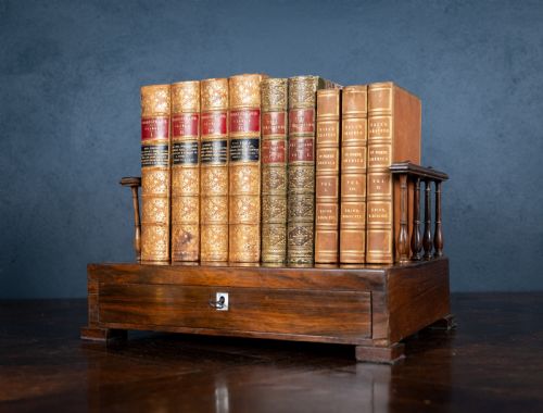 REGENCY ROSEWOOD BOOK TRAY - ADDITIONAL PHOTO 3