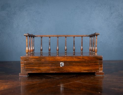 REGENCY ROSEWOOD BOOK TRAY - ADDITIONAL PHOTO 5