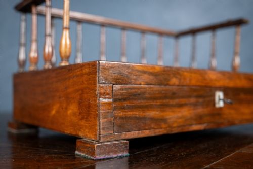 REGENCY ROSEWOOD BOOK TRAY - ADDITIONAL PHOTO 7