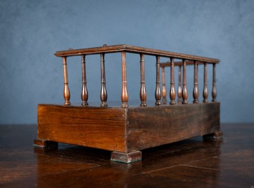 REGENCY ROSEWOOD BOOK TRAY - ADDITIONAL PHOTO 10