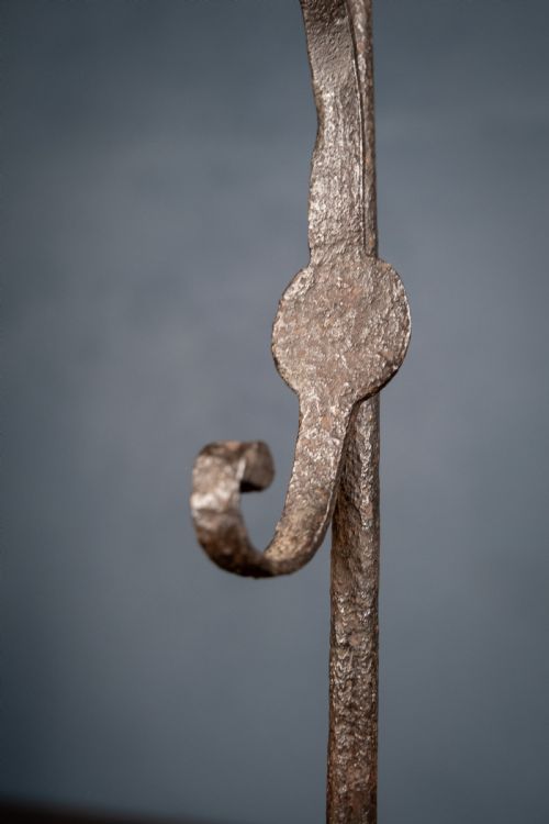 18TH CENTURY WROUGHT IRON RUSH LIGHT - ADDITIONAL PHOTO 4