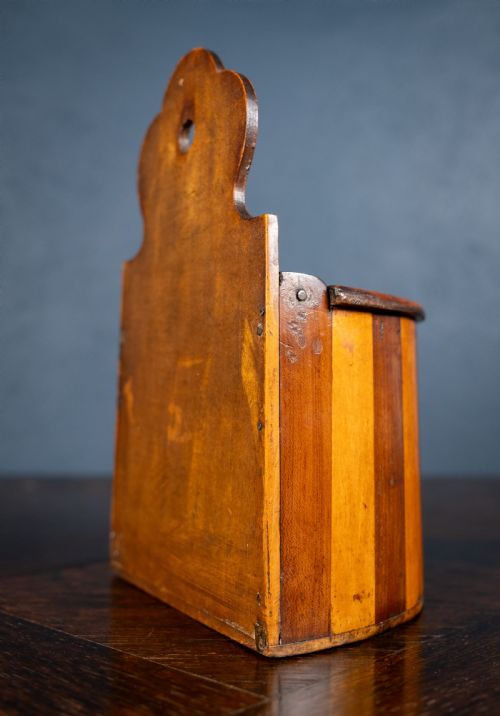 SCOTTISH STAVED TREEN SALT BOX C1860 - ADDITIONAL PHOTO 9