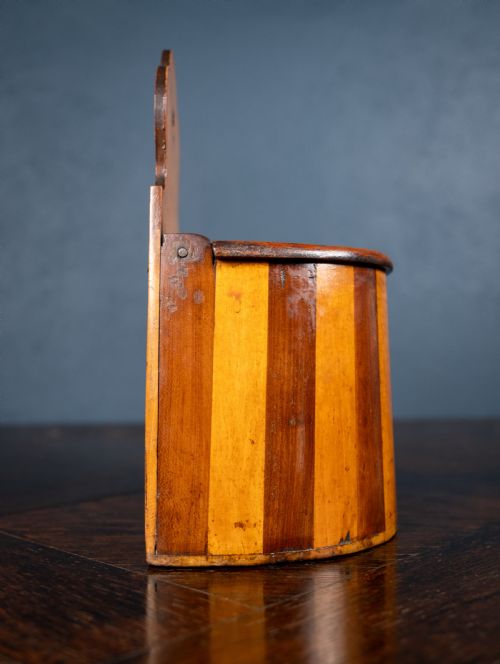 SCOTTISH STAVED TREEN SALT BOX C1860 - ADDITIONAL PHOTO 10