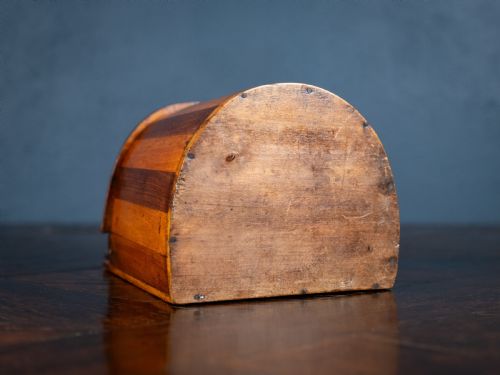 SCOTTISH STAVED TREEN SALT BOX C1860 - ADDITIONAL PHOTO 11