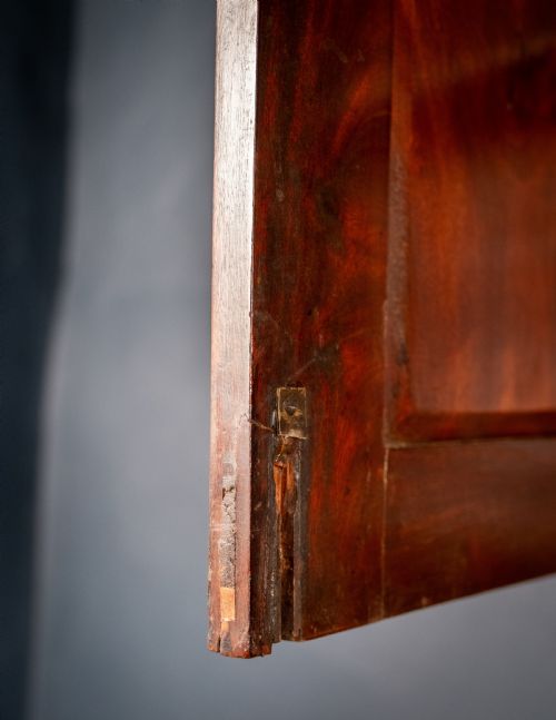GEORGE III MAHOGANY BOOKCASE BUREAU - ADDITIONAL PHOTO 10