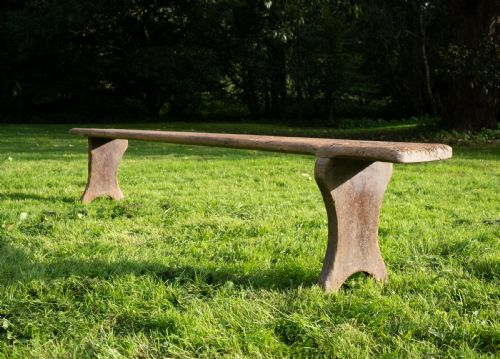 19TH CENTURY 9 FOOT LONG FARMHOUSE BENCH - ADDITIONAL PHOTO 8
