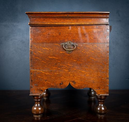 GEORGE I OAK CLOSE STOOL - ADDITIONAL PHOTO 3
