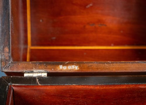 GEORGE III SHERATON PERIOD PAINTED KNIFE BOX C1790 - ADDITIONAL PHOTO 13
