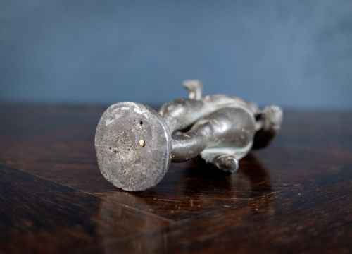 18TH CENTURY LEAD PUTTO FIGURE - ADDITIONAL PHOTO 8