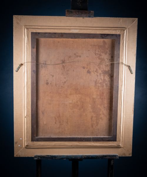 19TH CENTURY PORTRAIT 'BOY BUILDING HOUSE OF CARDS' ENGLISH SCHOOL - ADDITIONAL PHOTO 10