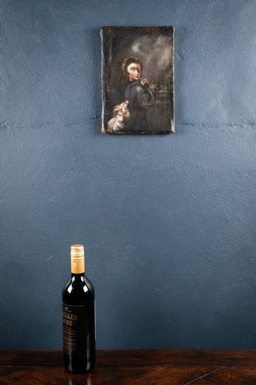 AFTER SIR JOSHUA REYNOLDS 172392 'PIPING SHEPHERD BOY' OIL ON CANVAS - ADDITIONAL PHOTO 8
