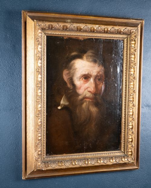18TH CENTURY PORTRAIT OF A GENTLEMAN OLD MASTER SCHOOL OIL ON PANEL - ADDITIONAL PHOTO 5