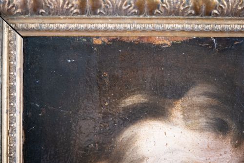 18TH CENTURY PORTRAIT OF A GENTLEMAN OLD MASTER SCHOOL OIL ON PANEL - ADDITIONAL PHOTO 7