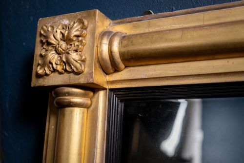REGENCY GILTWOOD OVERMANTLE MIRROR C1830 - ADDITIONAL PHOTO 5