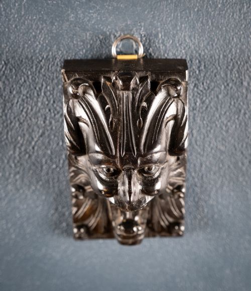 GROTESQUE EBONISED WOOD CORBEL - ADDITIONAL PHOTO 4