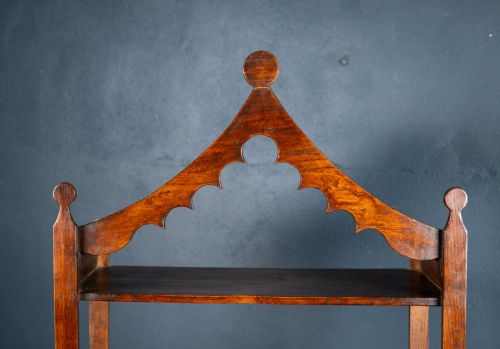 19TH CENTURY IRISH PROVINCIAL OAK WALL SHELF - ADDITIONAL PHOTO 2