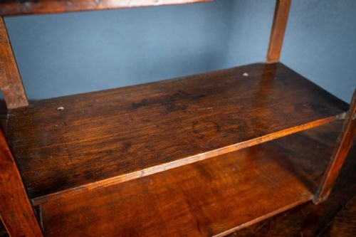19TH CENTURY IRISH PROVINCIAL OAK WALL SHELF - ADDITIONAL PHOTO 15
