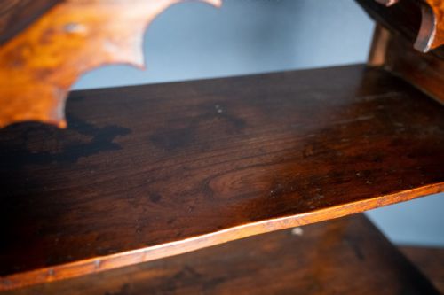 19TH CENTURY IRISH PROVINCIAL OAK WALL SHELF - ADDITIONAL PHOTO 16