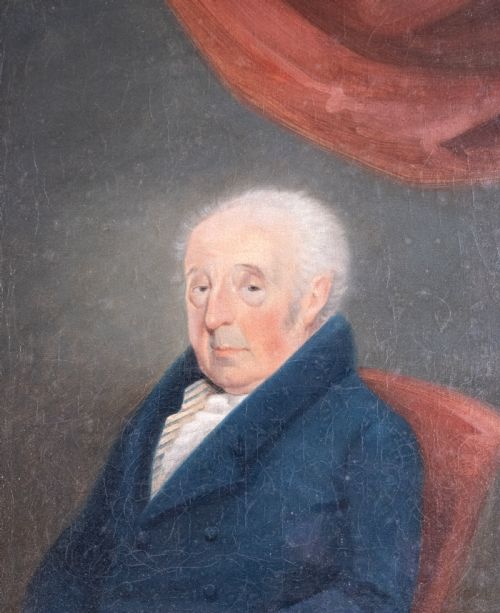19TH CENTURY PORTRAIT OF A GENTLEMAN OIL ON CANVAS - ADDITIONAL PHOTO 1