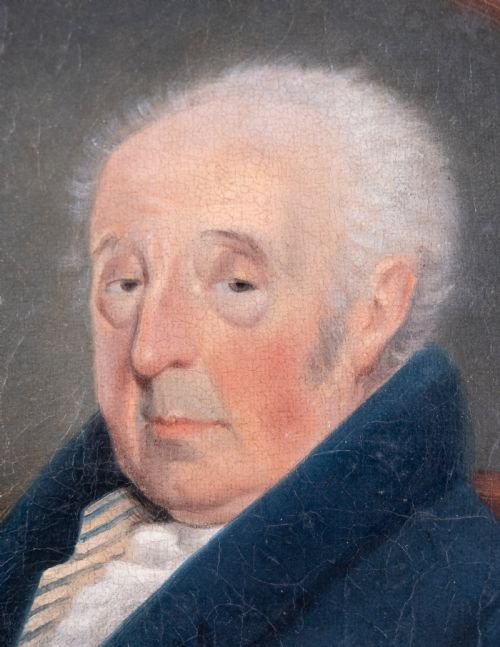 19TH CENTURY PORTRAIT OF A GENTLEMAN OIL ON CANVAS - ADDITIONAL PHOTO 2