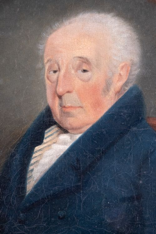 19TH CENTURY PORTRAIT OF A GENTLEMAN OIL ON CANVAS - ADDITIONAL PHOTO 3