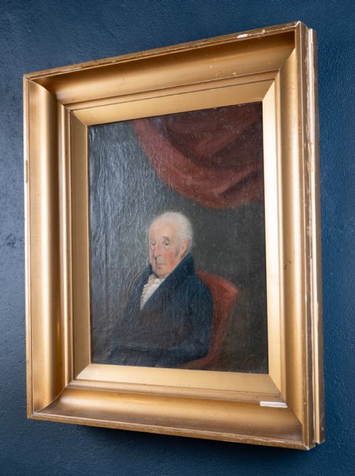19TH CENTURY PORTRAIT OF A GENTLEMAN OIL ON CANVAS - ADDITIONAL PHOTO 7