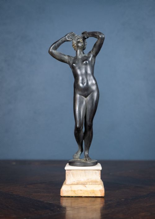 19TH CENTURY BRONZE OF NIOBE SCHOOL OF FRANCESCO DA SANT'AGATA - ADDITIONAL PHOTO 1