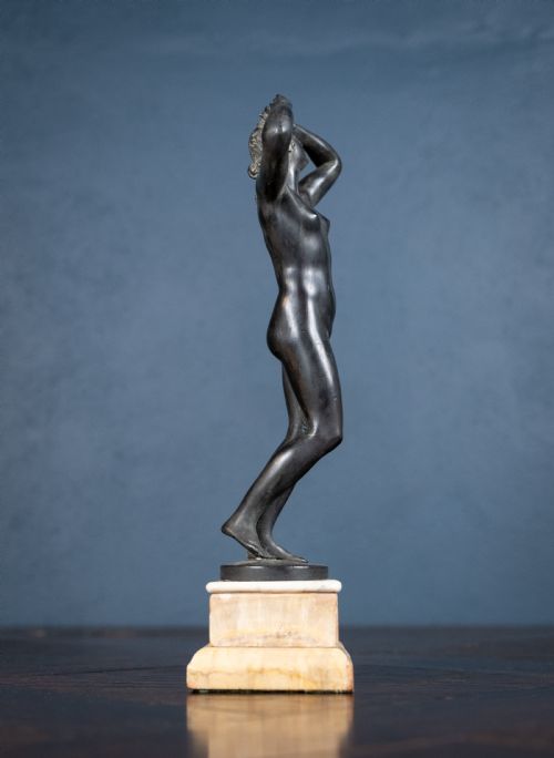19TH CENTURY BRONZE OF NIOBE SCHOOL OF FRANCESCO DA SANT'AGATA - ADDITIONAL PHOTO 2