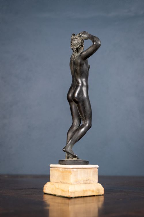 19TH CENTURY BRONZE OF NIOBE SCHOOL OF FRANCESCO DA SANT'AGATA - ADDITIONAL PHOTO 3