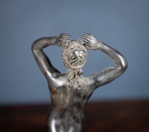19TH CENTURY BRONZE OF NIOBE SCHOOL OF FRANCESCO DA SANT'AGATA - ADDITIONAL PHOTO 4