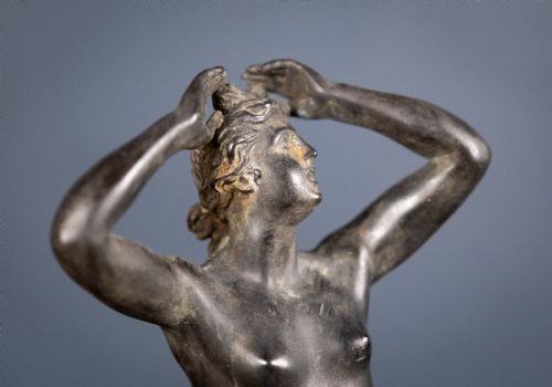 19TH CENTURY BRONZE OF NIOBE SCHOOL OF FRANCESCO DA SANT'AGATA - ADDITIONAL PHOTO 13