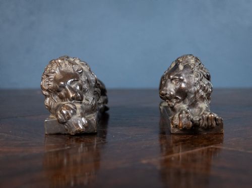 19TH CENTURY BRONZE LIONS AFTER ANTHONY CANOVA - ADDITIONAL PHOTO 2