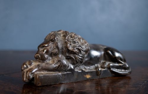 19TH CENTURY BRONZE LIONS AFTER ANTHONY CANOVA - ADDITIONAL PHOTO 8
