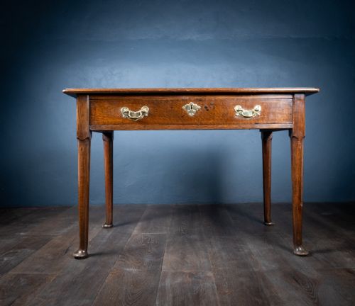 GEORGE III OAK WRITING TABLE - ADDITIONAL PHOTO 4