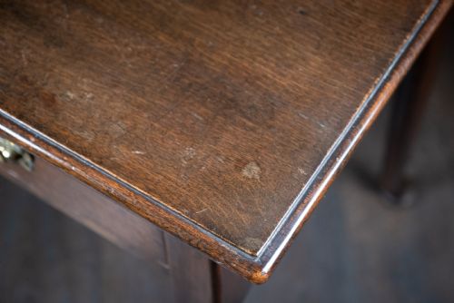 GEORGE III OAK WRITING TABLE - ADDITIONAL PHOTO 17